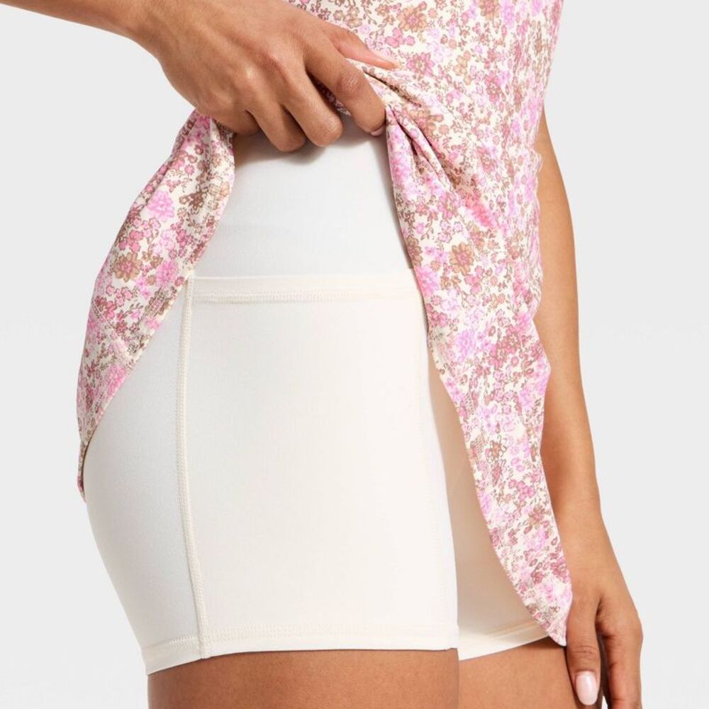 JoyLab Pink Floral Active Mini Dress - Picture 4 of 8